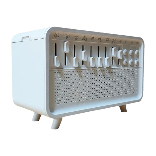 White Noise Machine Diffuser Air Aroma Diffuser Humidifier With 8 White Noise Adjustable, Night Light, Bluetooth Speaker